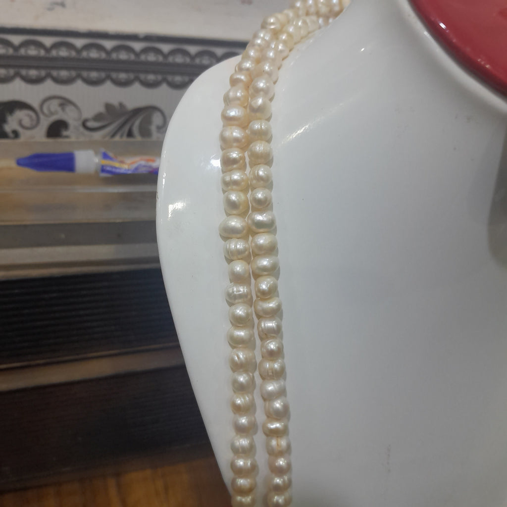 عقد من لؤلؤ طبيعي مزدوج