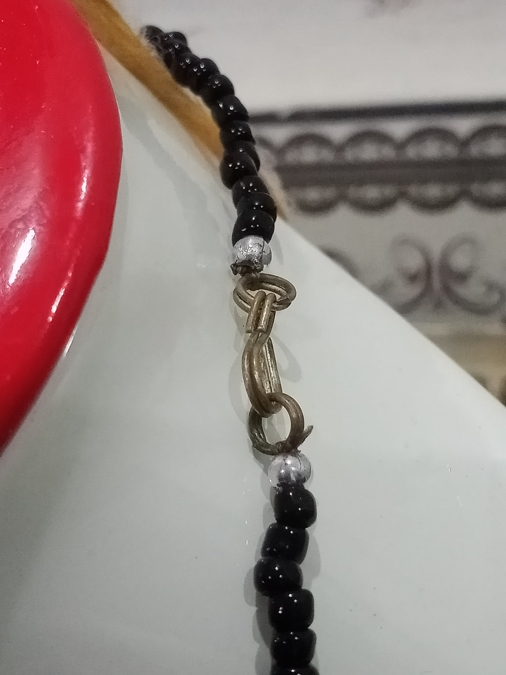 عقد تحفة من احجار عين الهر وعقيق