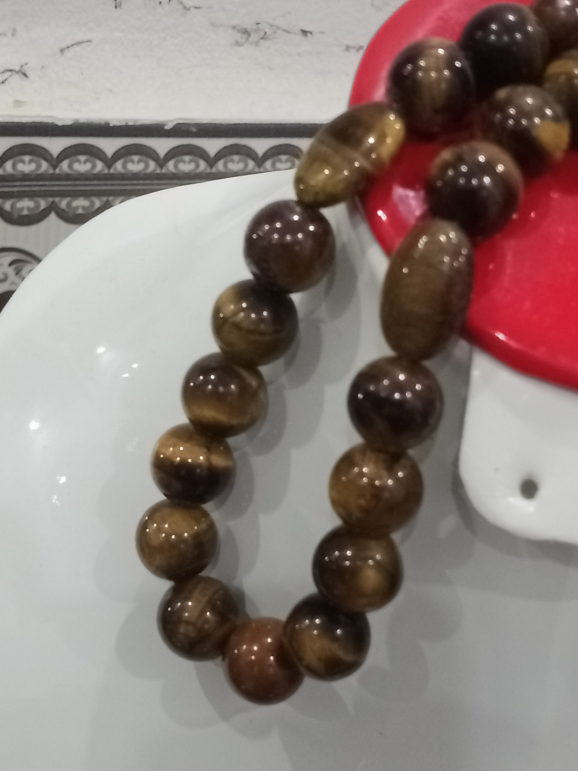 سبحة من احجار عين النمر