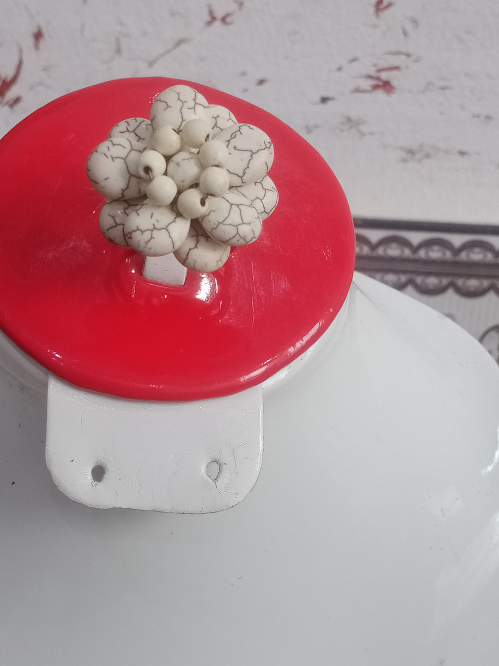 خاتم نحاسي بأحجار طبيعية