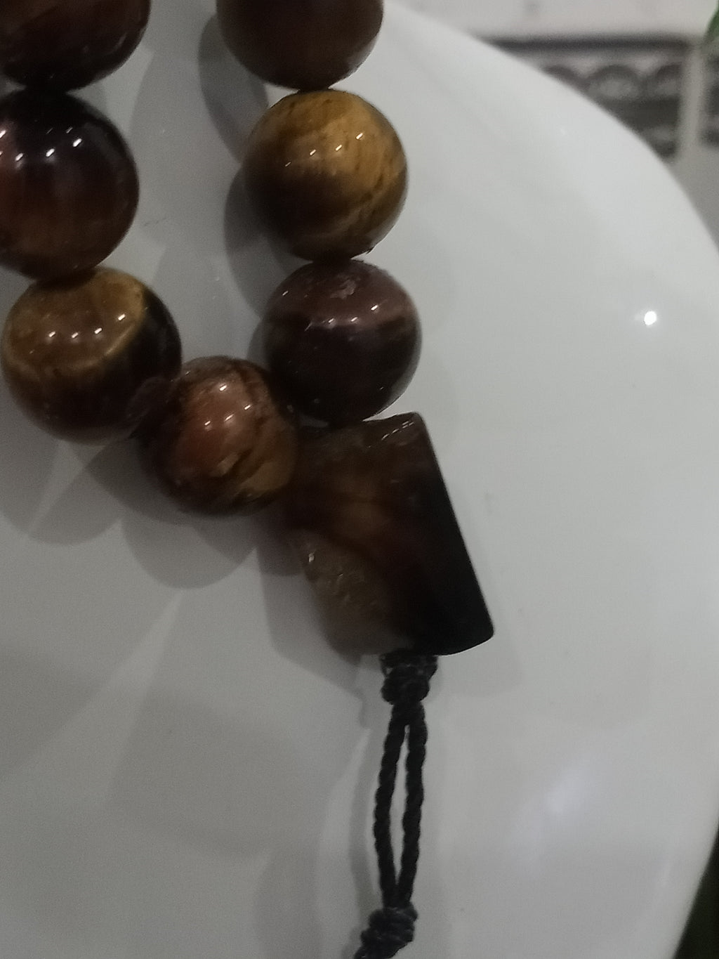 سبحة من احجار عين النمر