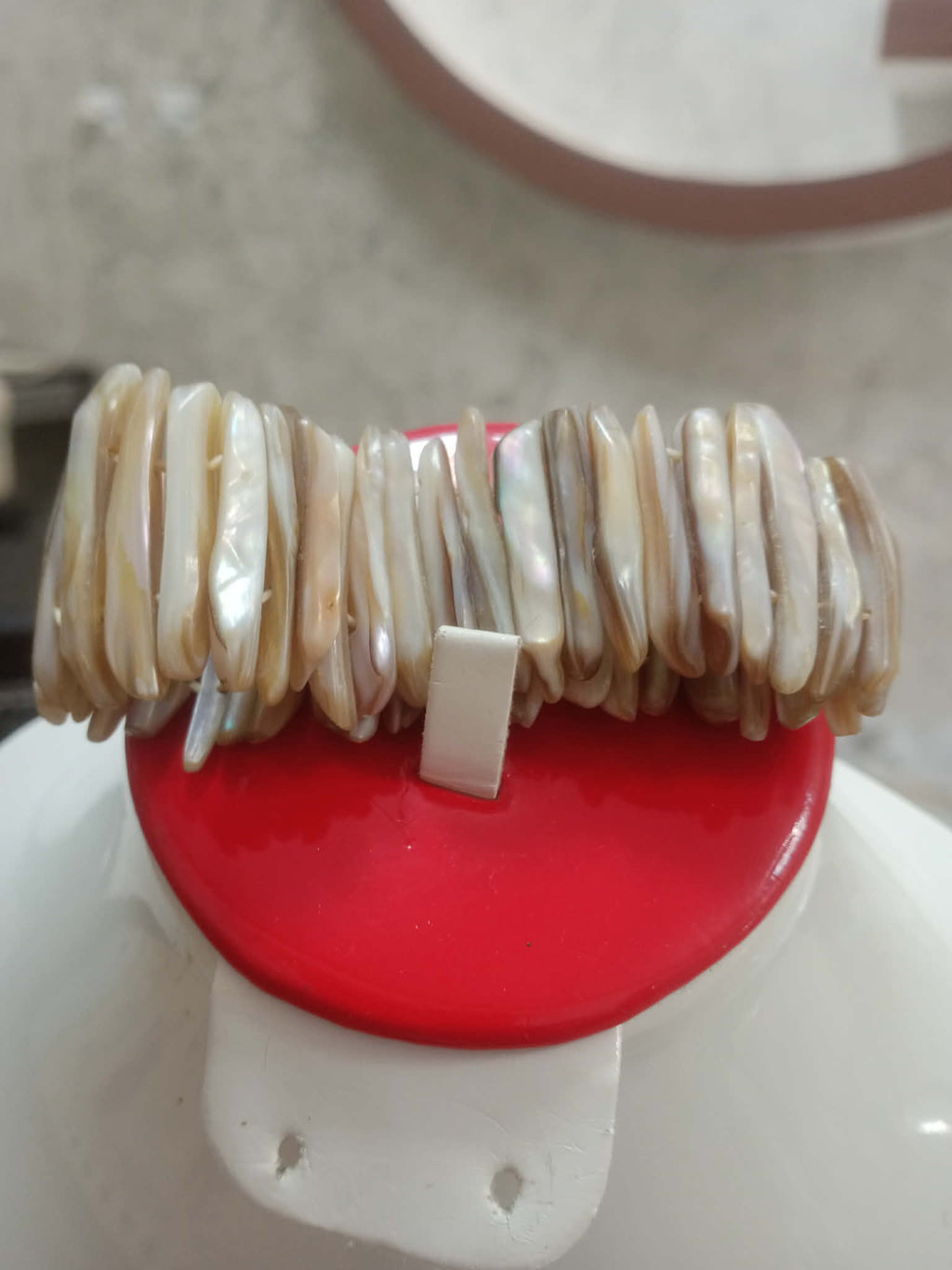 سوار تحفة من صدف بحري طبيعي