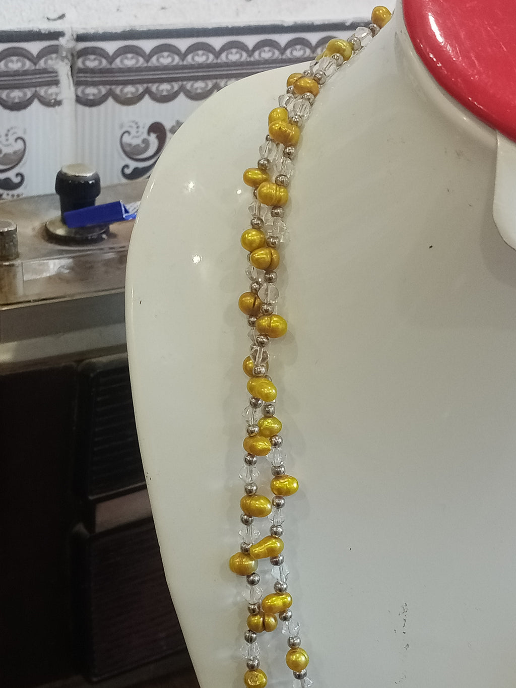 عقد من لؤلؤ طبيعي