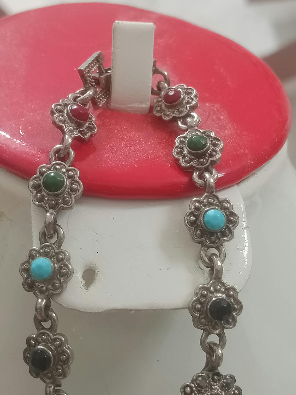 سوار تحفة مطلي بالفضة
