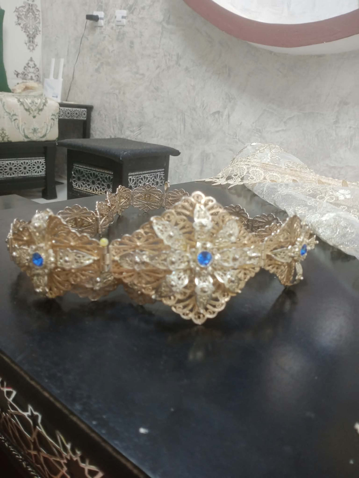 حزامة قديمة تحفة من نحاس طول 90 سم