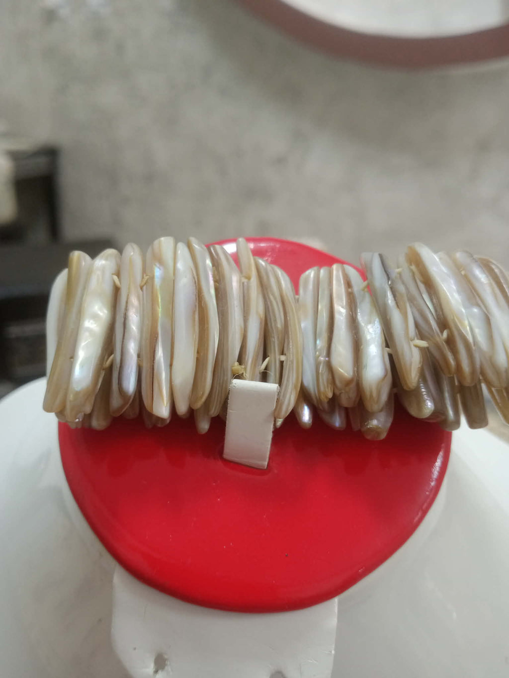 سوار تحفة من صدف بحري طبيعي