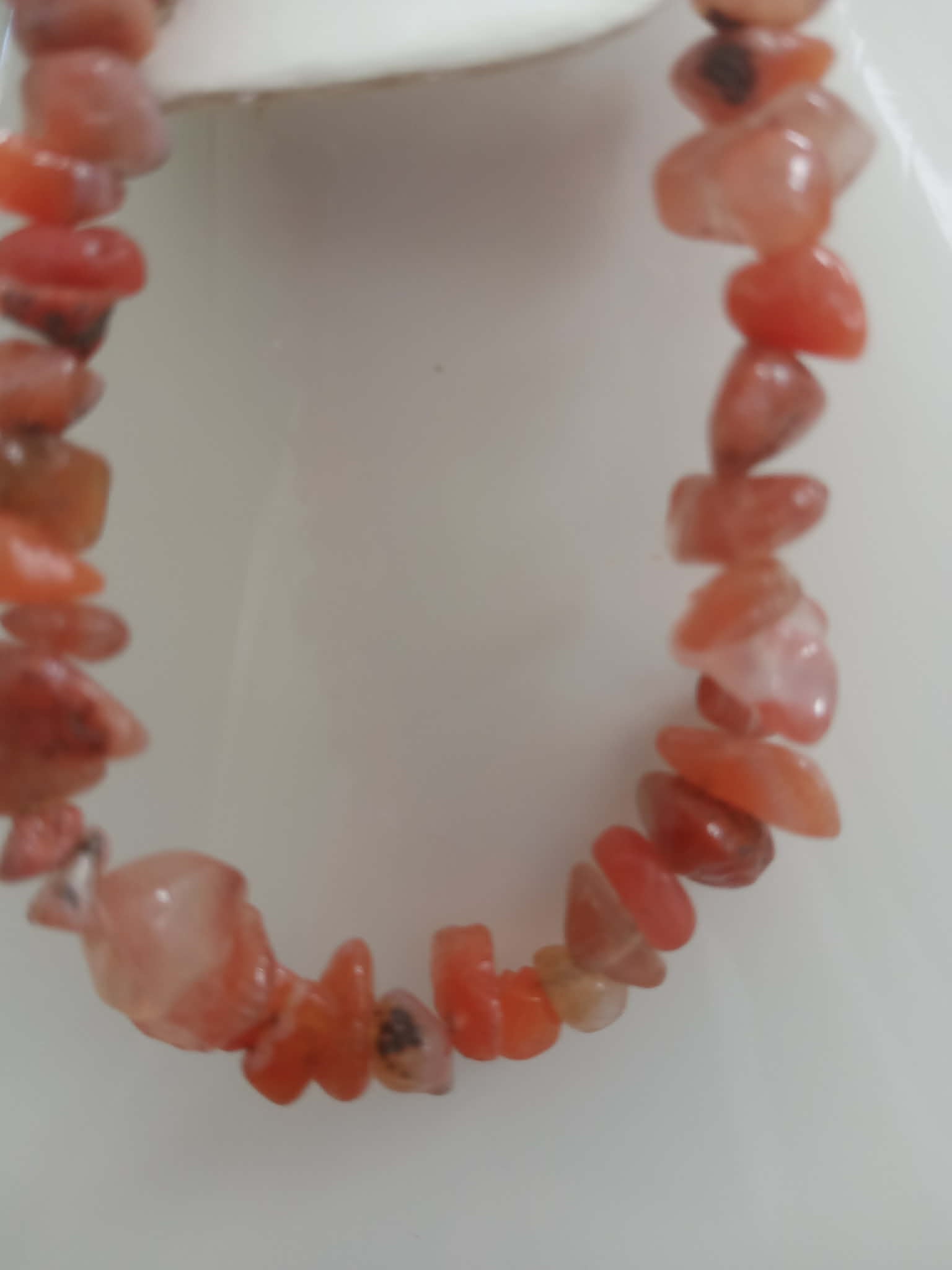 سوار من أحجار عقيق طبيعي