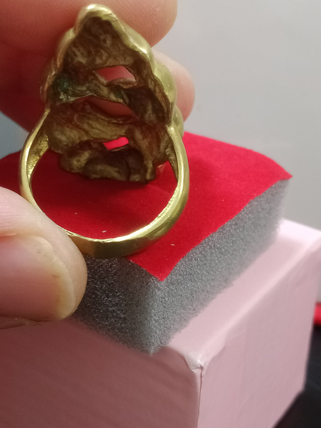 خاتم من نحاس اصفر حر