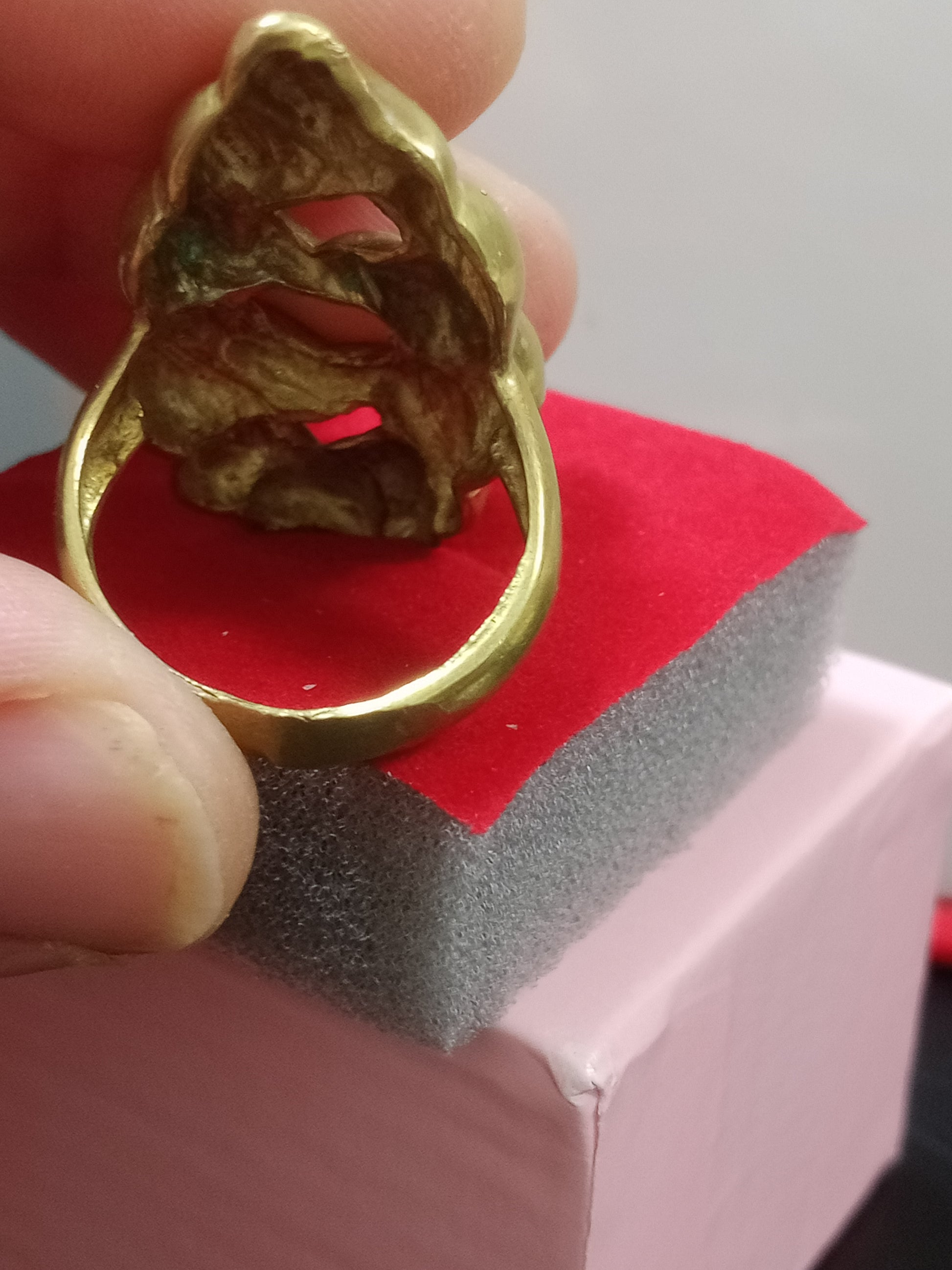 خاتم من نحاس اصفر حر