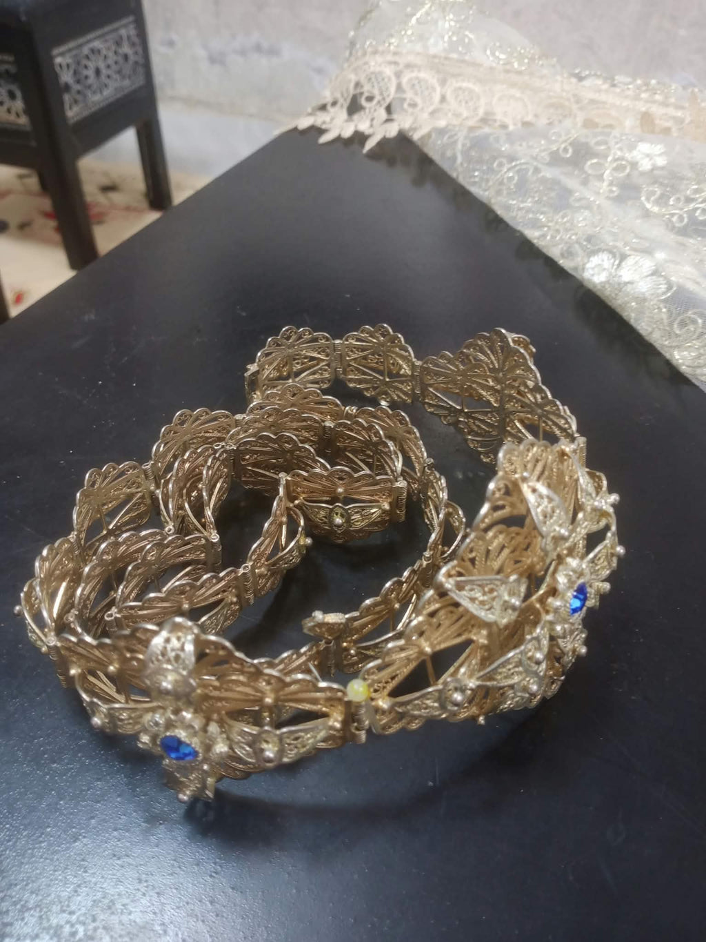 حزامة قديمة تحفة من نحاس طول 90 سم