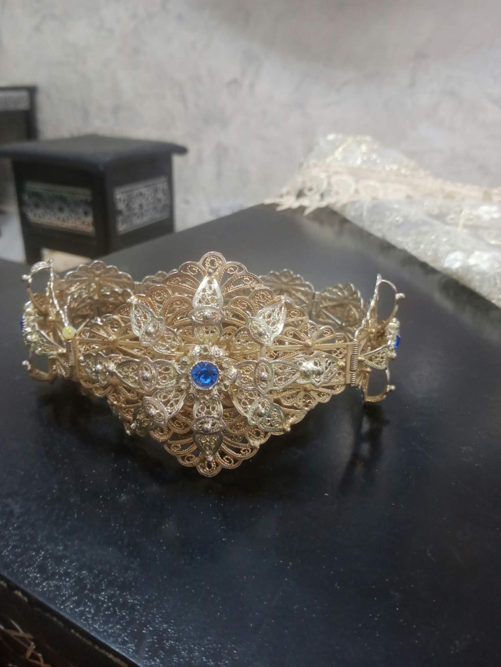 حزامة قديمة تحفة من نحاس طول 90 سم