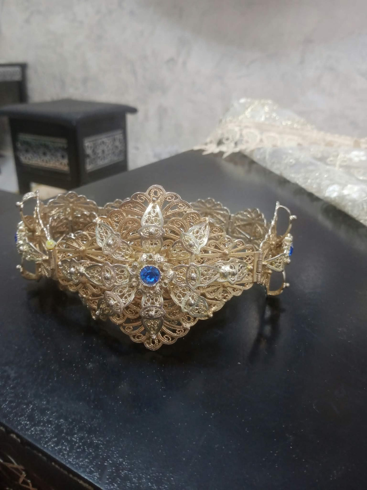 حزامة قديمة تحفة من نحاس طول 90 سم