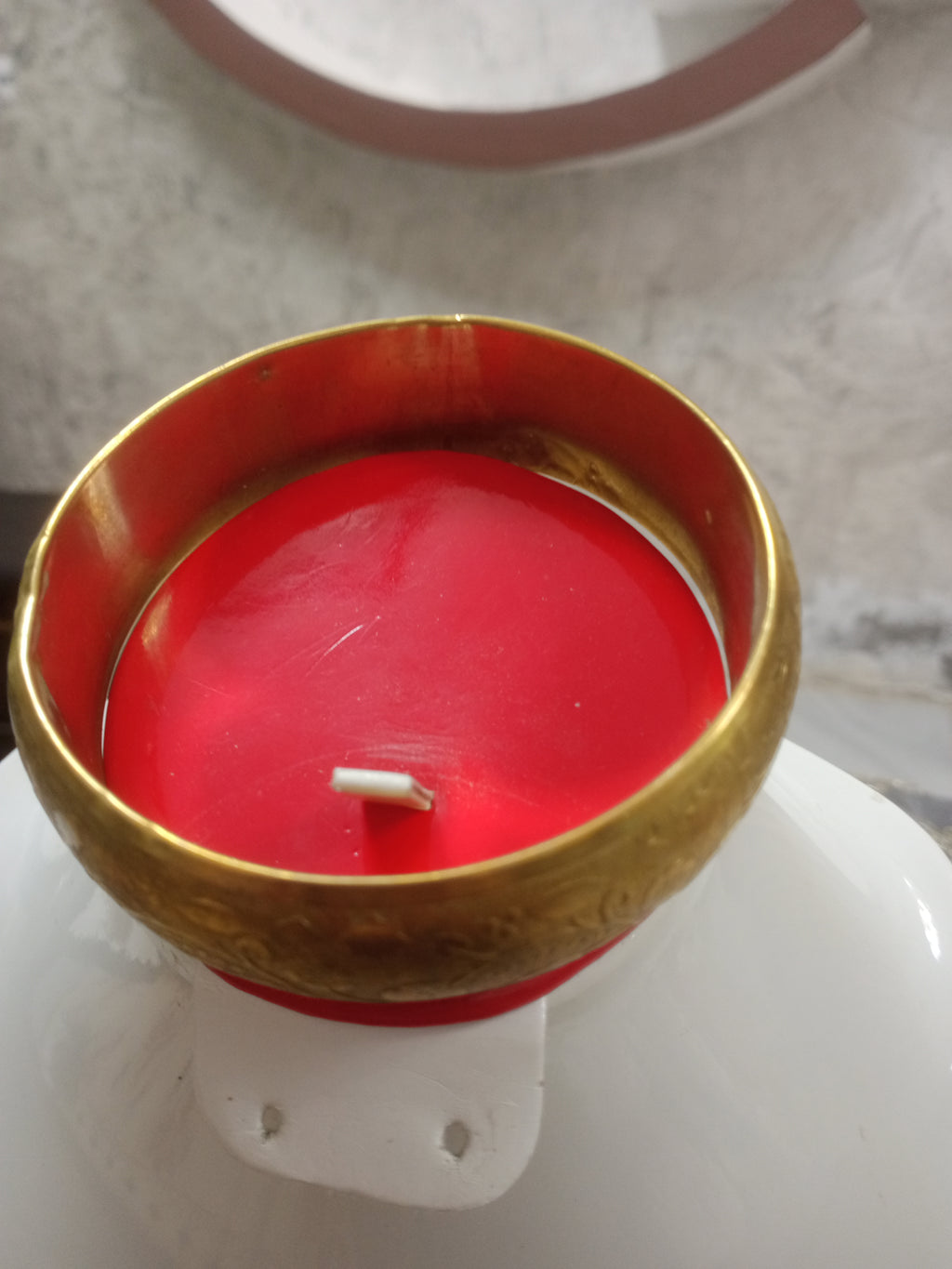 سوار تحفة من نحاس اصفر حر قطره 8 سم