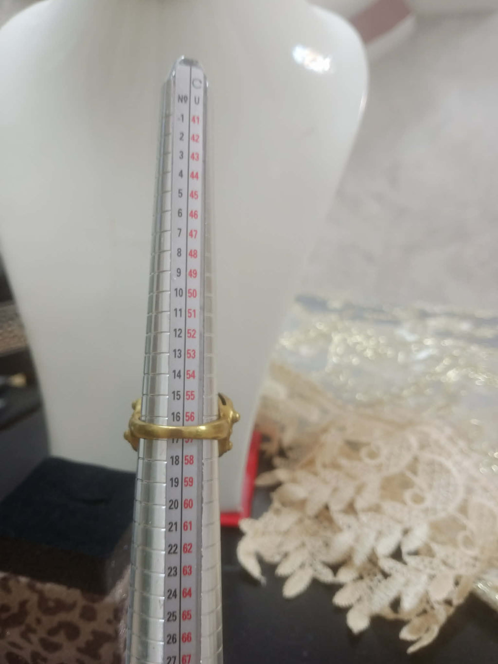 خاتم تحفة من نحاس أصفر حر