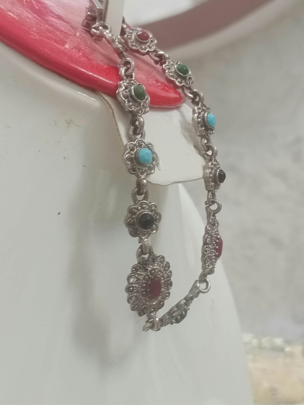 سوار تحفة مطلي بالفضة